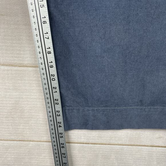 J Jill Pant Womens 16W Blue Fine Wale Corduroy Wide Leg Crop Minimalist NWT - Picture 8 of 11